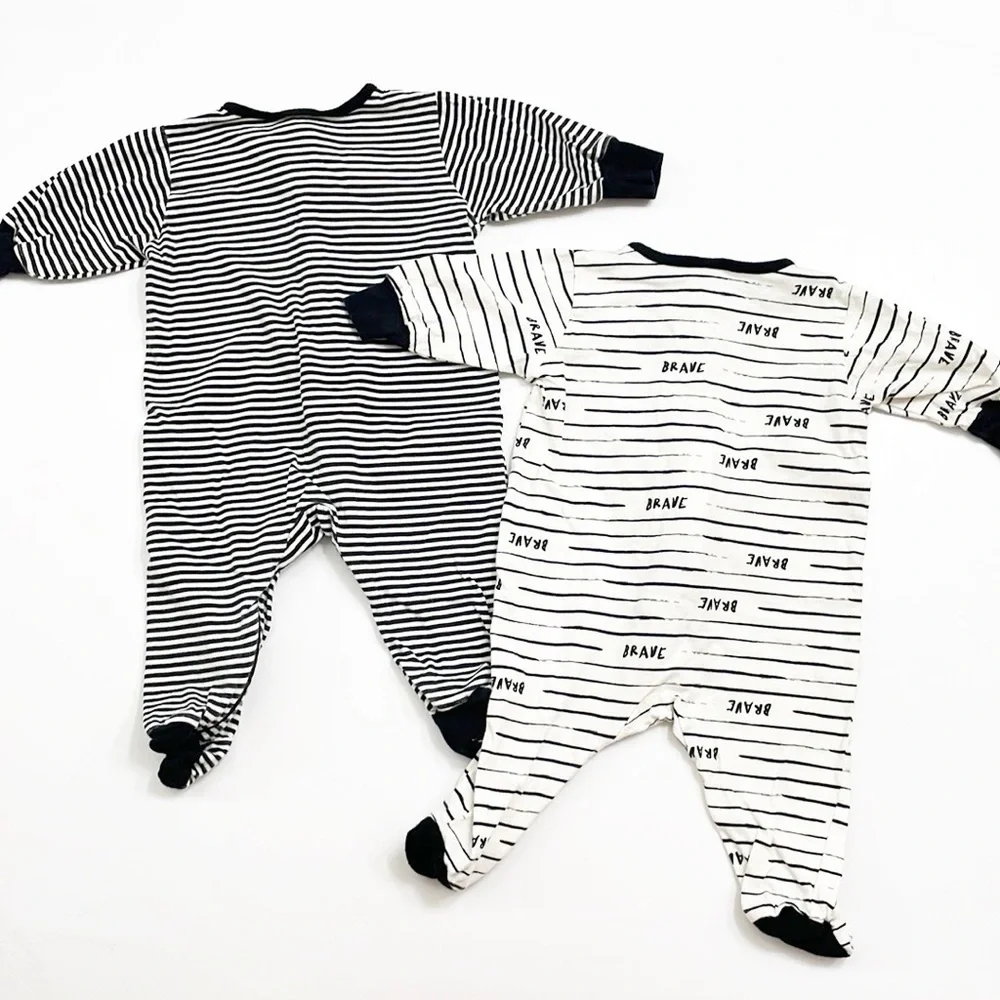 Onesies zip up baby footies